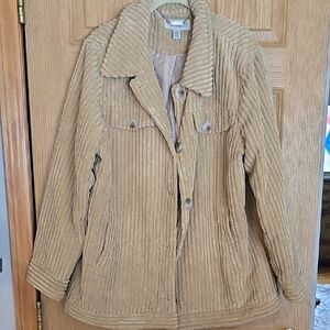 Koolaburra Tan Corduroy Teddy Jacket